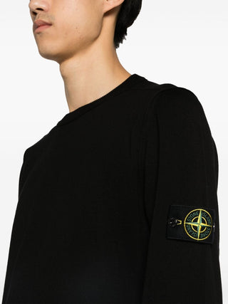 Stone Island Sweaters Black