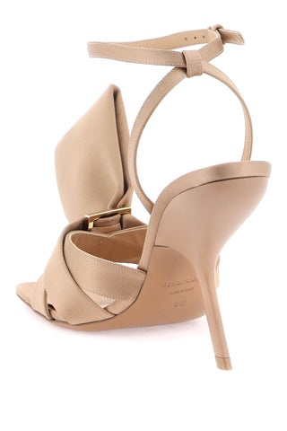 Sandals With Asymmetric Bow