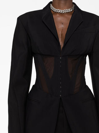 Mugler Jackets Black