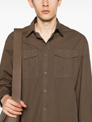 Emporio Armani Shirts Brown