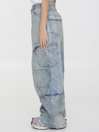 Cargo Bal Diagonal Allover Pants