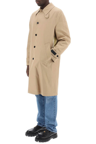 Single-breasted Waterproof Coat With