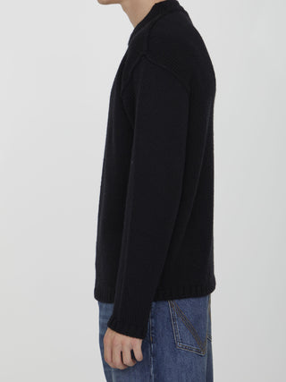 Black Wool Jumper