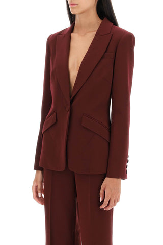 Stretch Cady Single-breasted Blazer