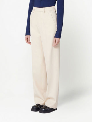 Ami Paris Trousers Beige