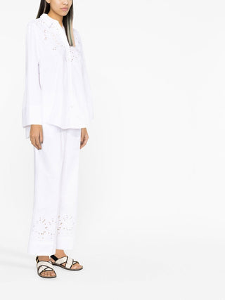 Parosh Trousers White