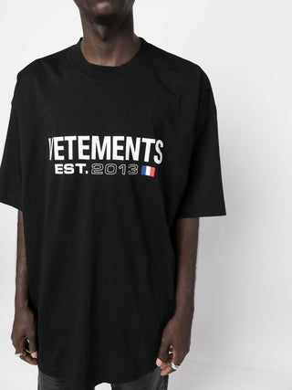 Vetements T-shirts And Polos Black