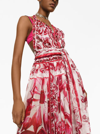 Dolce&gabbana Cruise Dresses Fuchsia