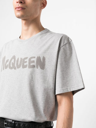 Alexander Mcqueen T-shirts And Polos Grey