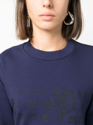 Mm6 Maison Margiela Sweaters Blue