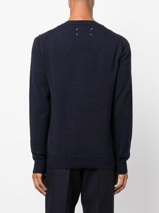 Maison Margiela Sweaters Blue