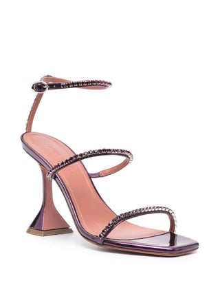 Amina Muaddi Sandals Purple