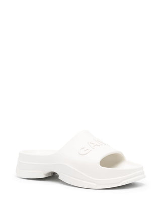 Ganni Sandals White