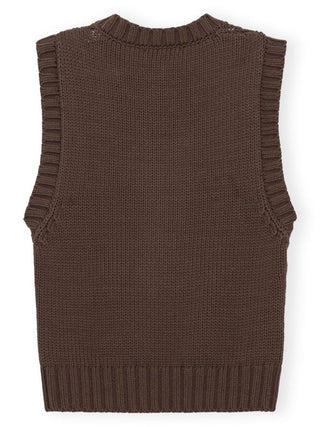 Ganni Sweaters Brown