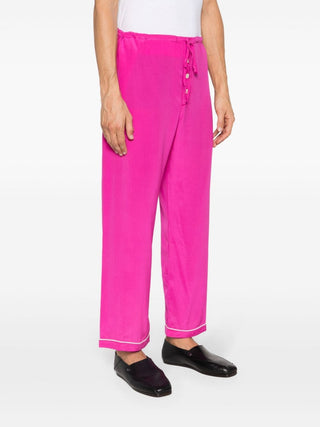 Bode Trousers Fuchsia