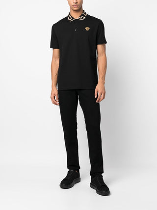 Versace T-shirts And Polos Black