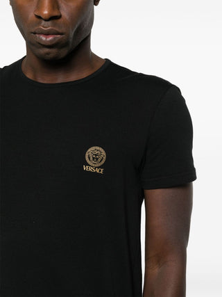 Versace T-shirts And Polos Black