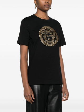 Versace T-shirts And Polos Black