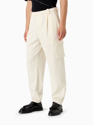 E.armani Exclusive Pre Trousers White