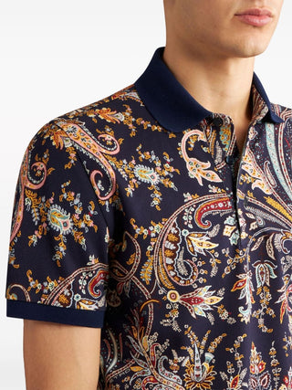 Etro T-shirts And Polos Blue