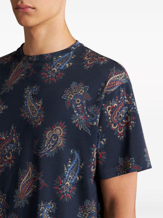 Etro T-shirts And Polos Blue