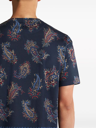 Etro T-shirts And Polos Blue