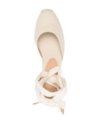 Castaner Flat Shoes White