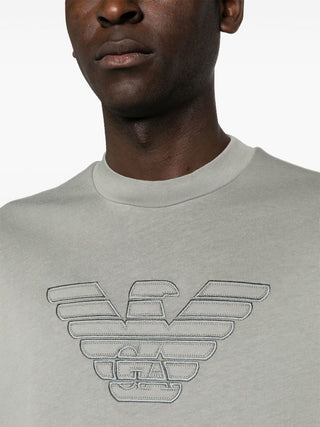 Emporio Armani T-shirts And Polos Grey