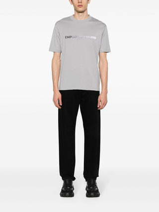 Emporio Armani T-shirts And Polos Grey