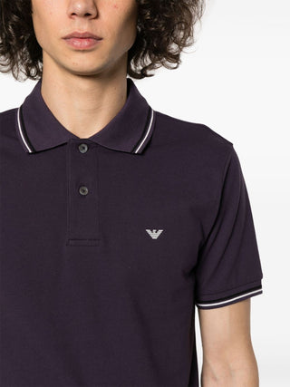 Emporio Armani T-shirts And Polos Purple