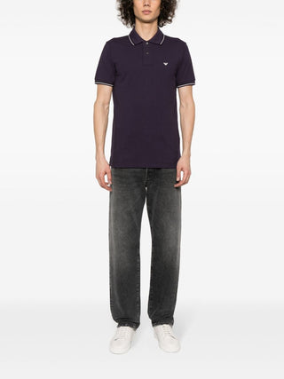 Emporio Armani T-shirts And Polos Purple