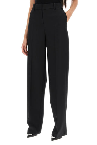 Light Wool Wide Leg Pants