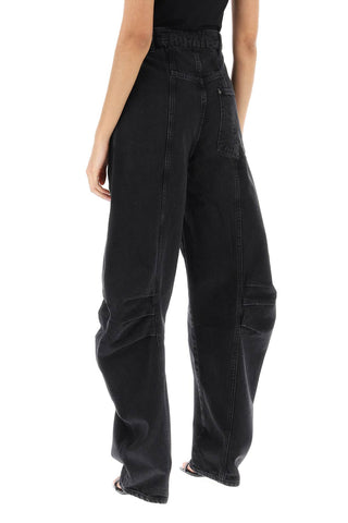 Baggy Jeans With Curved Leg