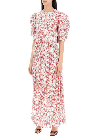 Maxi Dress With Puffed Sleeves