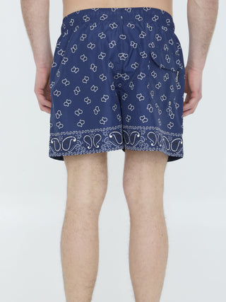 Paisley Print Swim Shorts