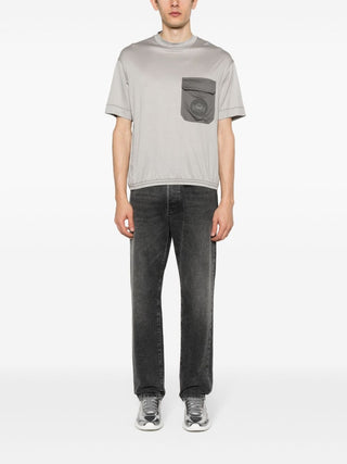 Emporio Armani T-shirts And Polos Grey