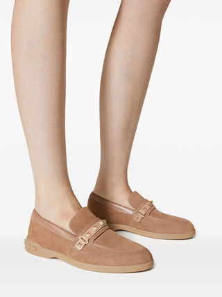 Valentino Garavani Flat Shoes Camel