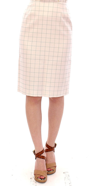 Elegant White Pencil Skirt - Chic And Sophisticated