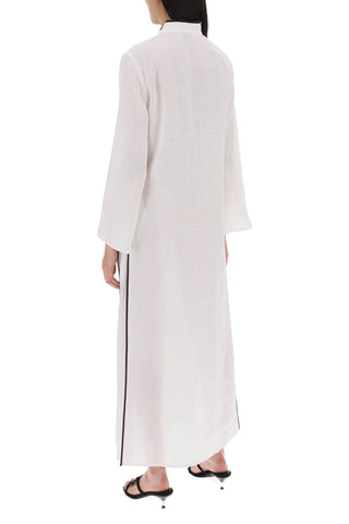 Long Linen Caftan Dress