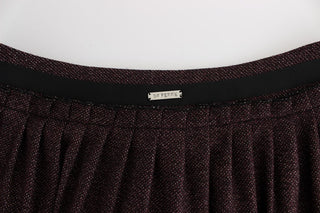 Chic Purple Mini Skirt For Elegant Evenings