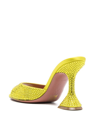 Amina Muaddi Sandals Yellow