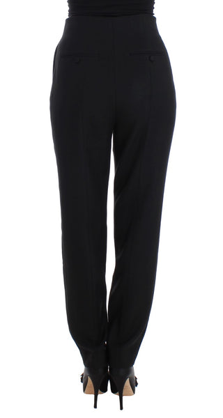 Elegant High-waist Black Pants