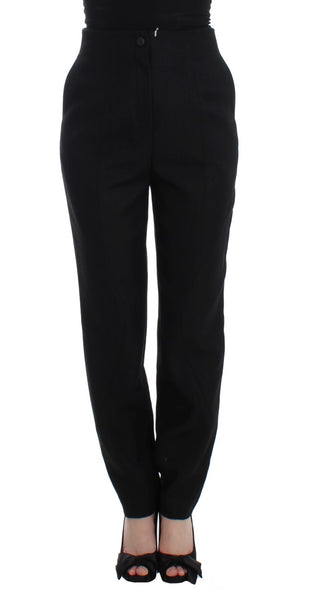 Elegant High-waist Black Pants