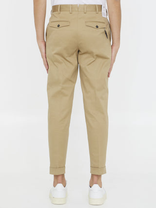 Beige Cotton Trousers