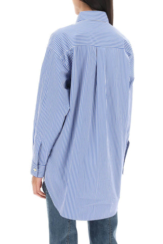 Striped Poplin Shirt