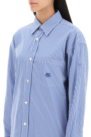 Striped Poplin Shirt