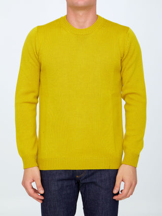 Yellow Merino Wool Sweater