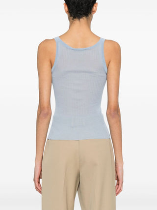 Max Mara Top Clear Blue