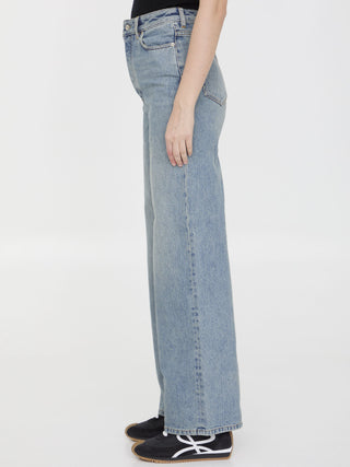 High-waisted Denim Jeans