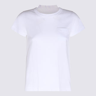 Sacai T-shirts And Polos White